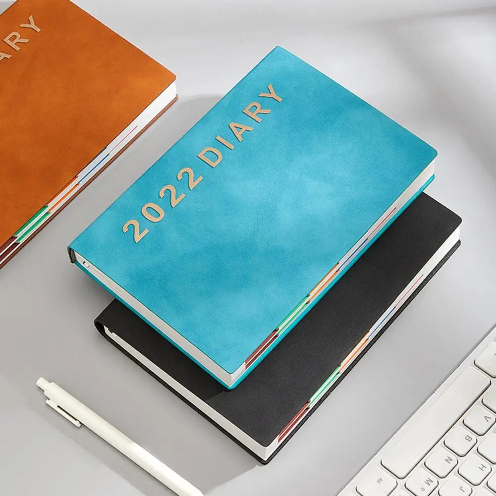 

Widely Applied Efficient Schedule Notebook Paper Practical 200 Sheets 2022 Diary Book for Gifts