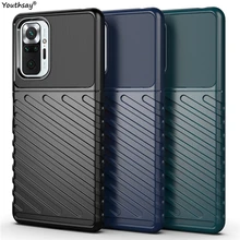 For Xiaomi Redmi Note 10 Pro Case Rubber Silicone Protective Case for Redmi 10 Note 10S 5G 10T Cover For Redmi Note 10 Pro