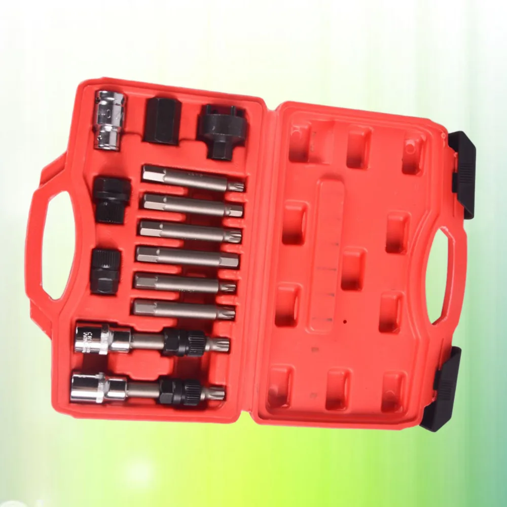 

13 PCS/Set Car Generator Belt Pulley Removal Tool Kit for VW Audi