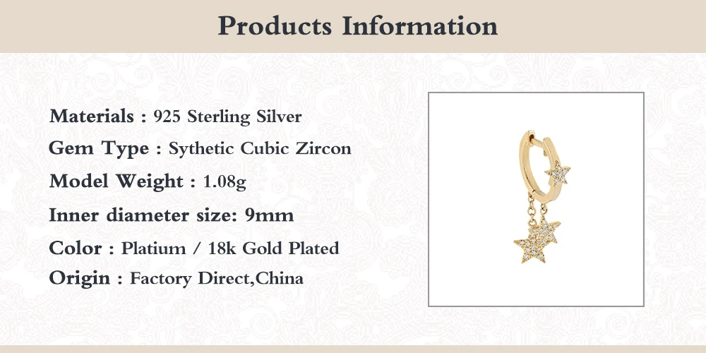 Женские серьги-кольца CANNER серьги из настоящего серебра 925 пробы с кристаллами