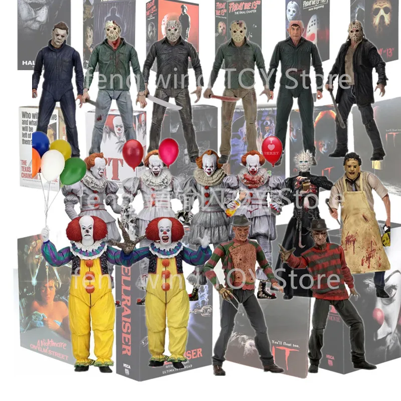 Фигурка NECA пятница Джейсон Фредди 18 см Крюгер Лидер продаж бензопила Майкл