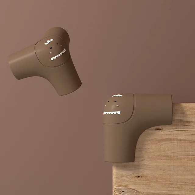 

1pcs Cartoon Dinosaur Three-sided Safety Silicone Anti-collision Corner Childrens Corner Anti-collision Corner Protection Buffer