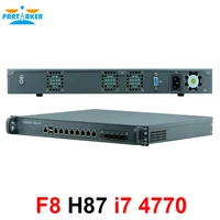 1u firewall network appliance hardware with 8 ports gigabit lan 4 spf intel core i7 4770 mikrotik pfsense ros
