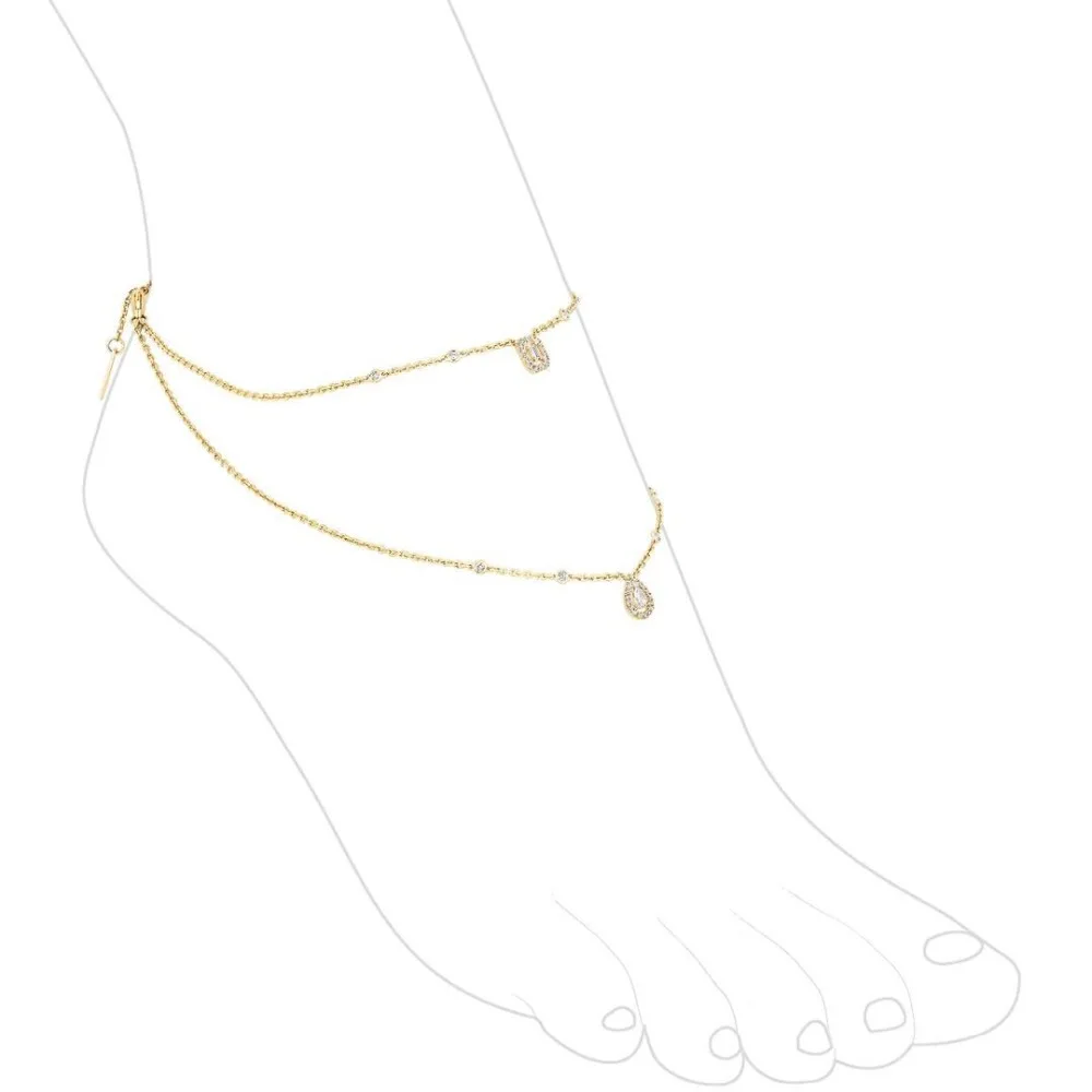 JaneKelly женский модный комплект анклеты с микрозакрепкой из фианита для женщин|fashion