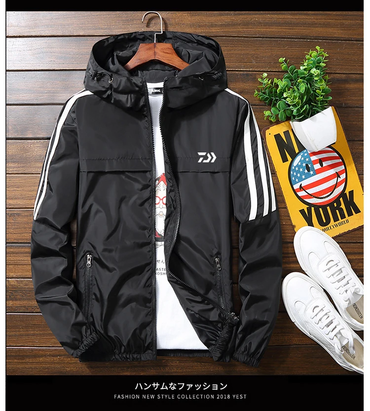 Новинка рубашки DAIWA для рыбалки сезон весна-лето тонкая дышащая одежда