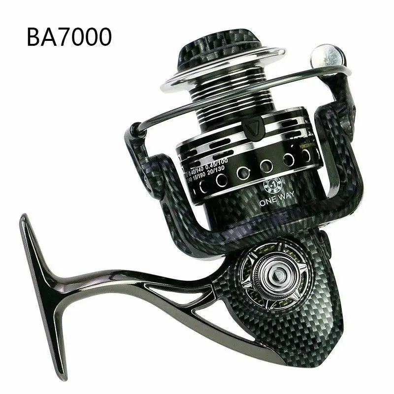 

13+1BB Saltwater Freshwater Fishing Spinning Reel 5.5:1Full Metal Aluminium Body