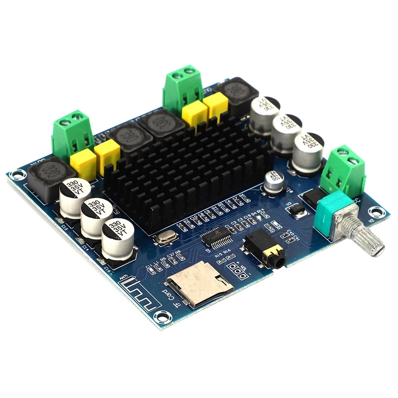 

XH-A104 Bluetooth 4.1 TPA3116 Digital Power Amplifier Board 2X50W Stereo AMP Module Support TF Card AUX