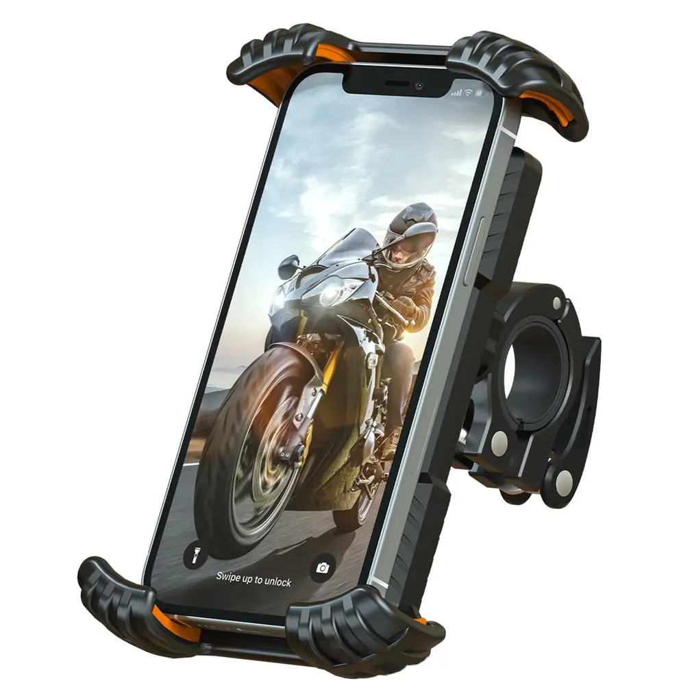 Motorcycle Bicycle Moto Bike Phone Navigation Holder Support handlebar Rearview Mirror Mount Clip Bracket for Mobile CellPhone