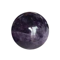 1pc healing purple stone natural amethyst quartz sphere for home ball pretty decoration crystal gift collection b5k0