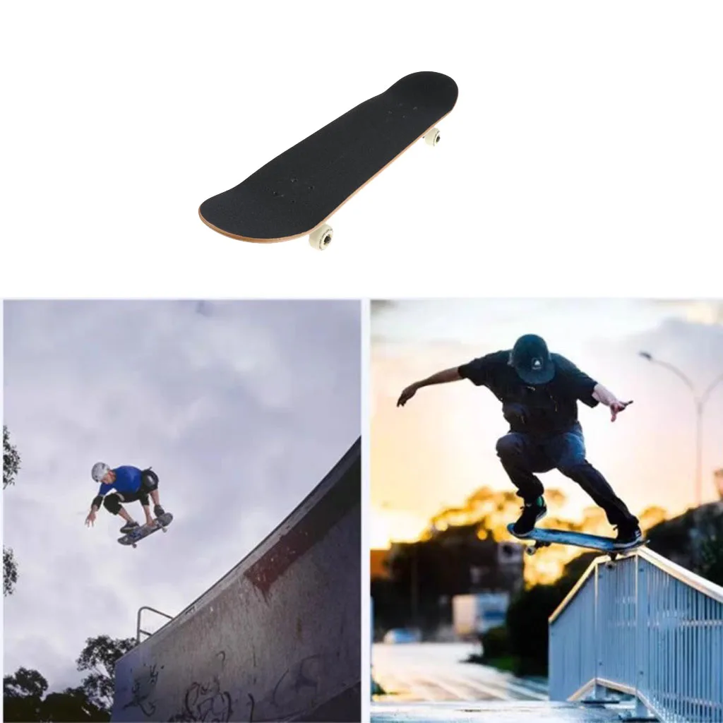 

31" Skateboard Longboard Concave Cruiser 7 Layer Wood Maple for Beginners Teens