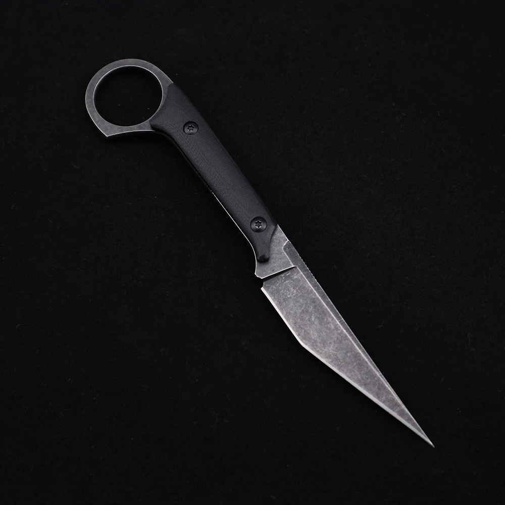 Тактические карманные ножи Karambit 440C с фиксированным лезвием G10 CSGO универсальные