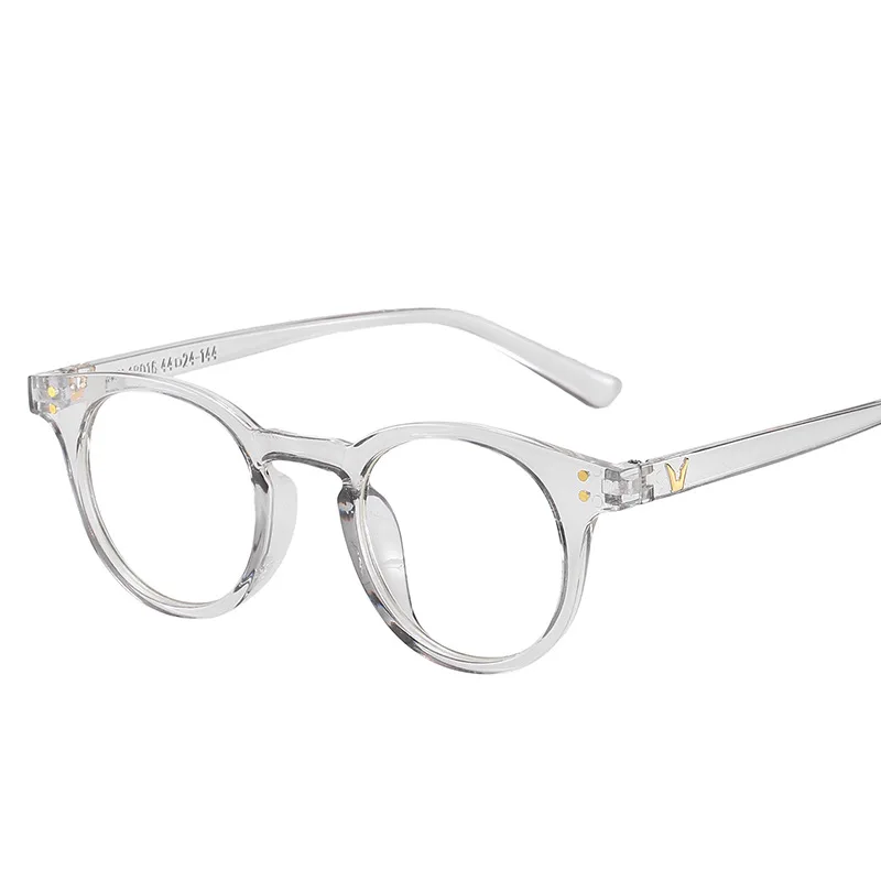 Черная оправа плоские светильник очки простые тонкие в стиле ретро женские