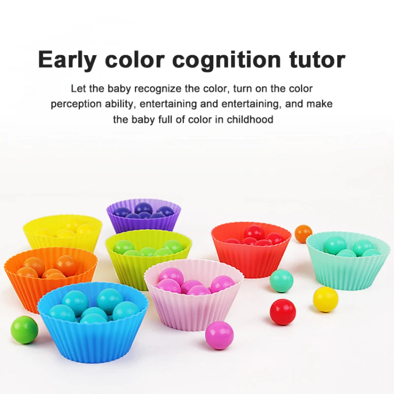 

Montessori Learning Education Math Toys Children Clip Ball Puzzle Preschool Toddler Toys New Year Gift Toys A New Rainbow Ball