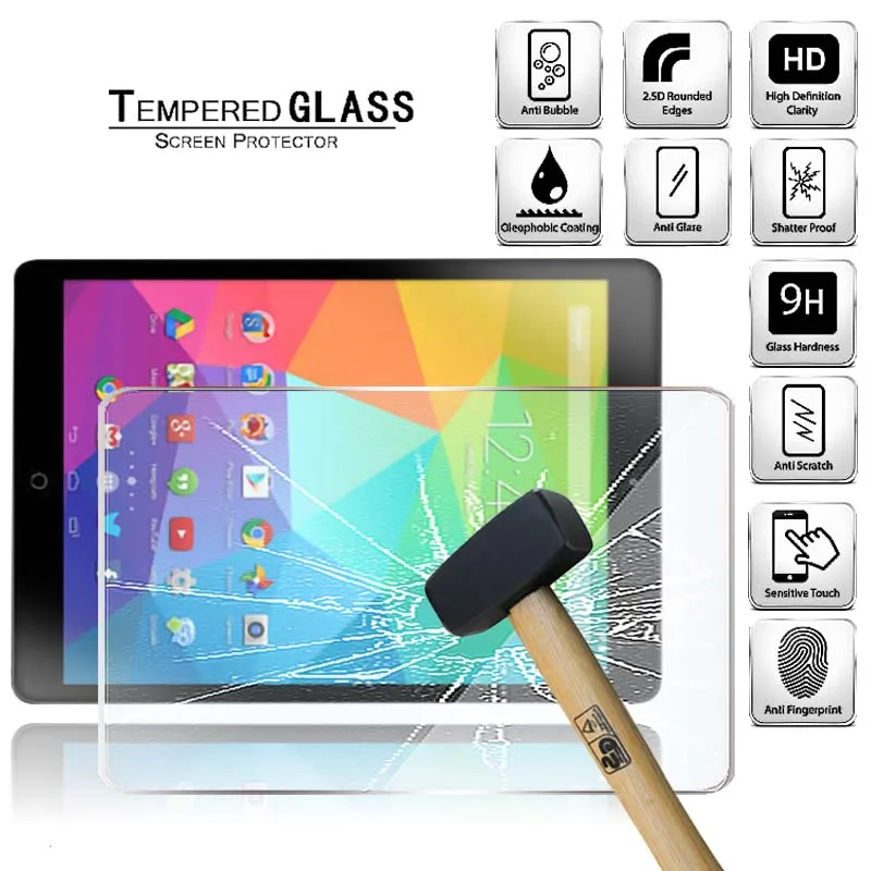 Tablet Tempered Glass Screen Protector Cover for 9.7" GoTab X GT97X Android Tablet Computer Explosion-Proof Screen Film