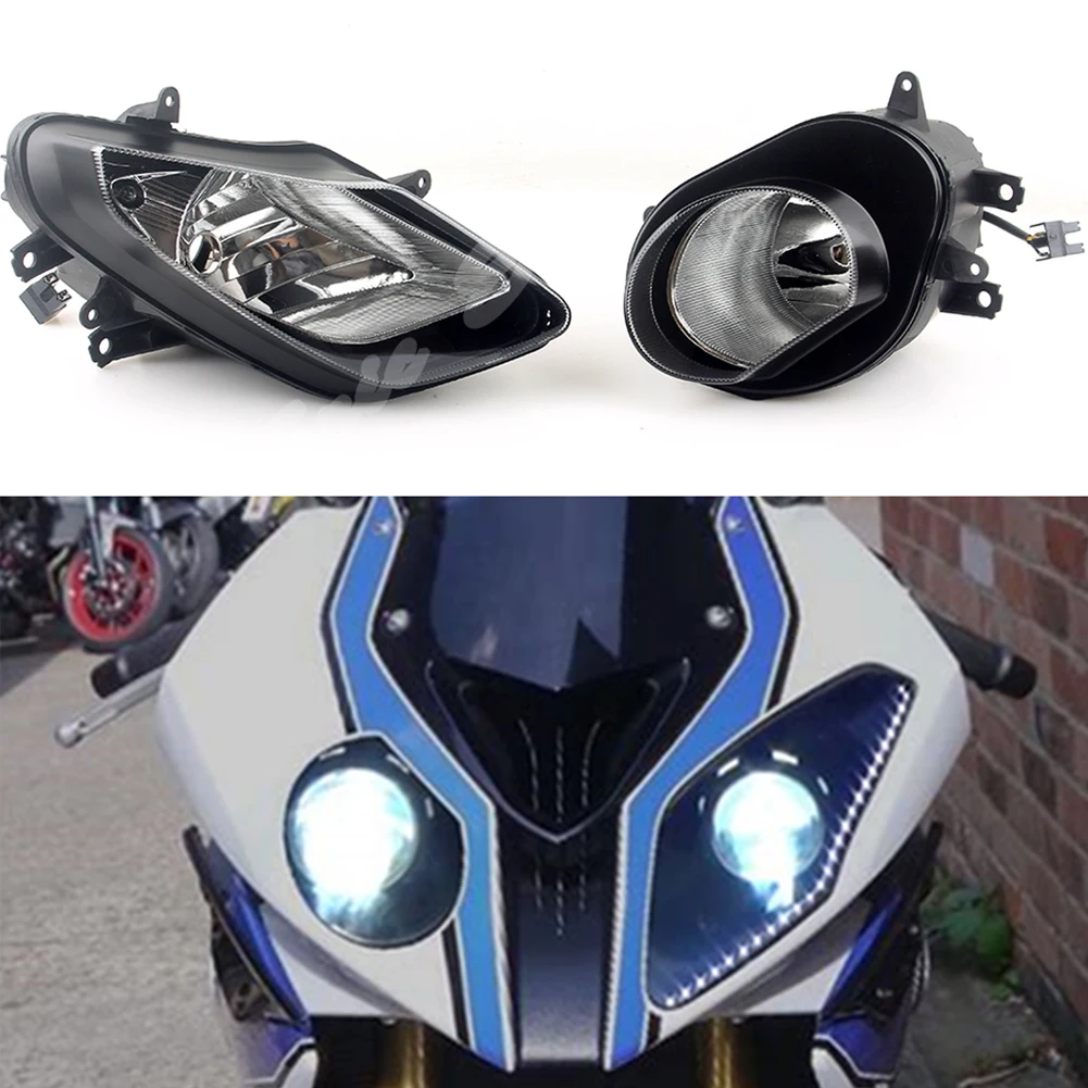 Передняя фара мотоцикла в сборе для BMW S1000RR 2009 2010 2011 2012 2013 2014 прозрачные линзы| |