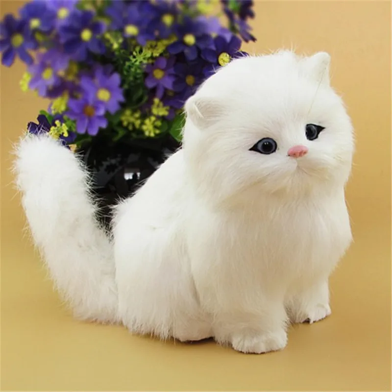 

Simulated animal model cat plush children's toys will be called play house toys gift New Year Christmas