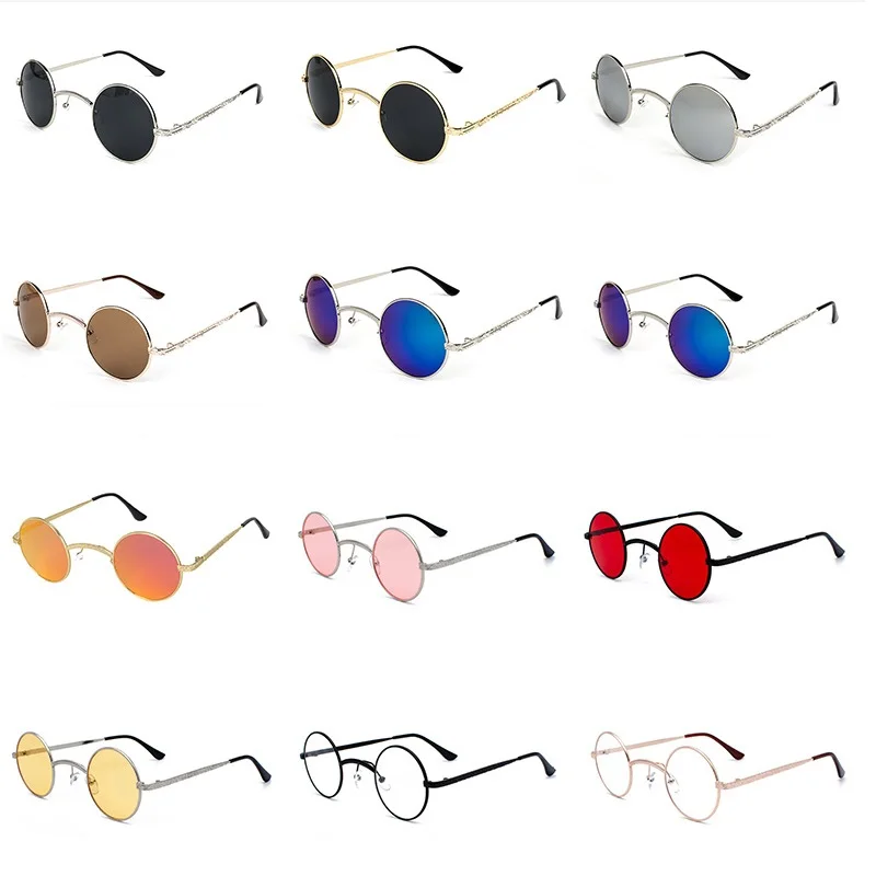 Zerosun стимпанк очки для мужчин и женщин Зеркальные Солнцезащитные Мужские Женские