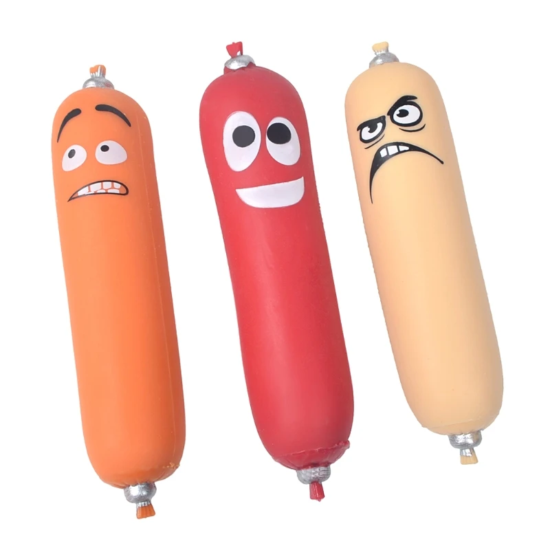 

Stress Relief Toy Sausage Calming Shapes Fun to Stretch Twirl Increase Focus Kid