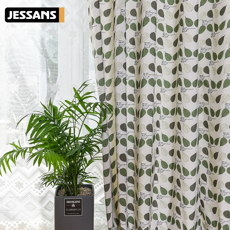

Modern Curtains for Living Dining Room Bedrooms American Country Style Curtain Calico Curtains Can Be Customized Morden Curtains