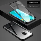 Двухсторонний Магнитный 360 Защитный чехол для xiaomi Redmi Note 9 9s 9 pro max из закаленного стекла металлический чехол для Redmi Note9 pro coque