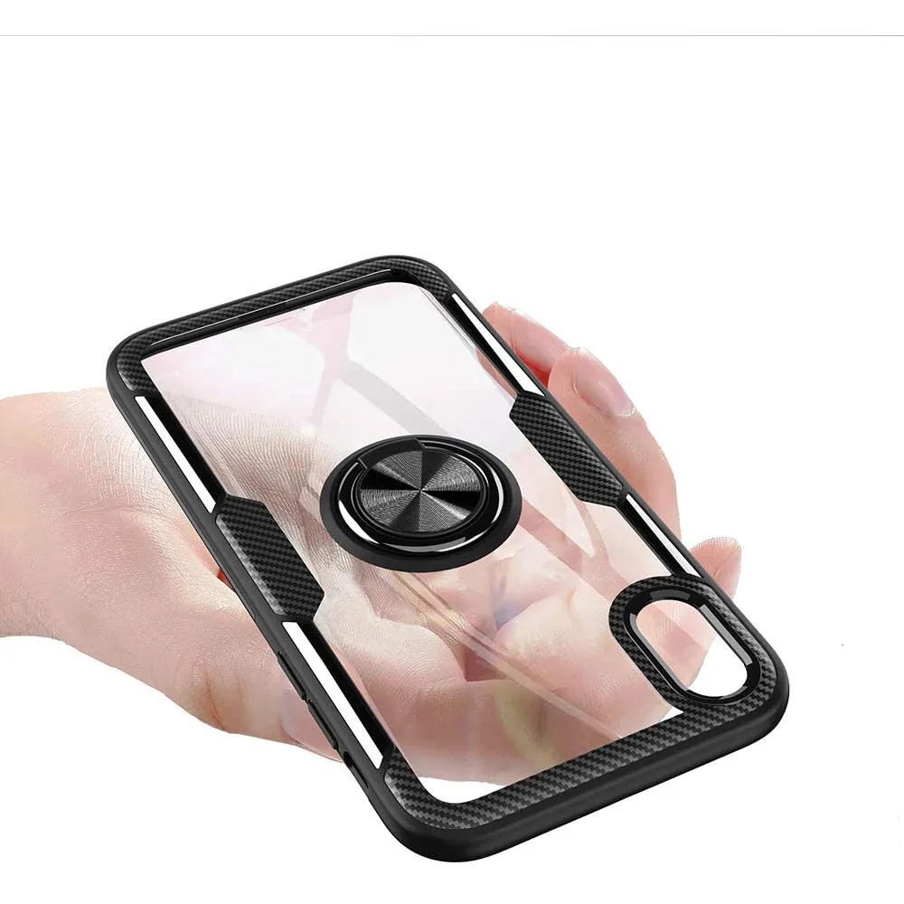 Phone Case for iPhone XR Stand Ring Holder Cell Accessories Slim iPhoneXR iPhone10R i Phonex 10XR 10R 10 R RX CR iPhoneXR Cases images - 6