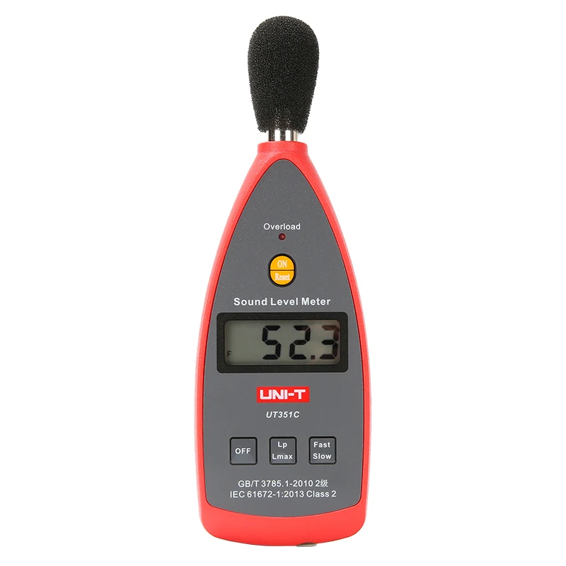 

UNI-T UT351C Noise Meter Digital Sound Level Measurement Volume Decibel Meter Noise Test Detector Diagnostic-Tools