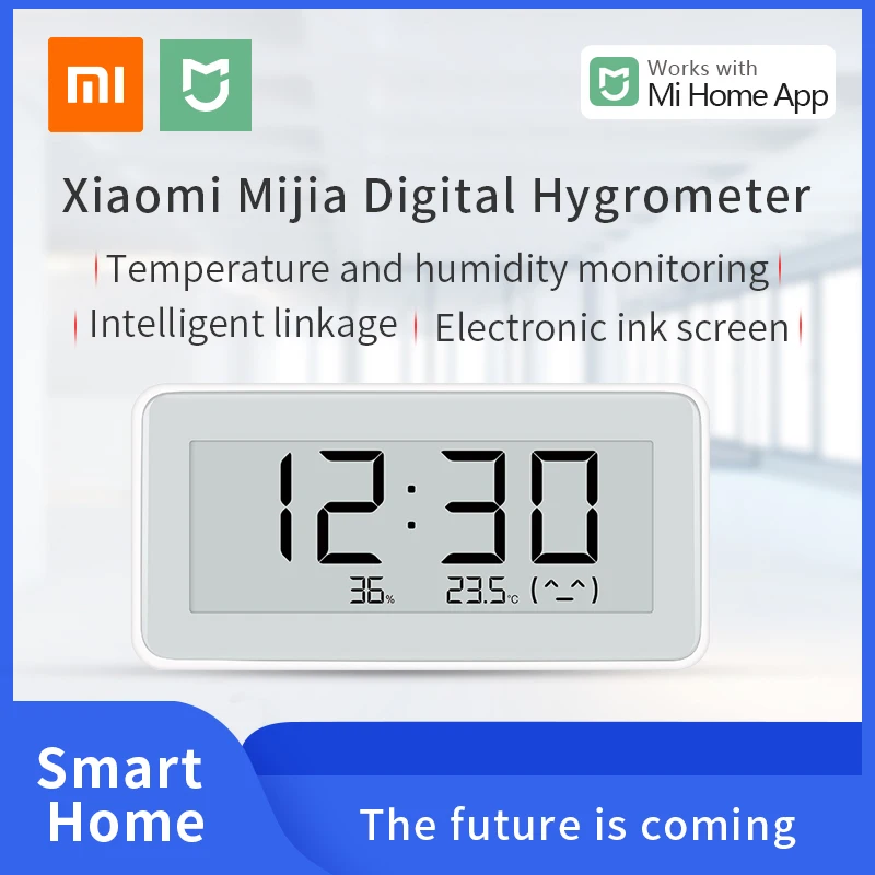 Цифровой термометр гигрометр Xiaomi Mijia BT4.0 с Bluetooth и ЖК дисплеем|Смарт-гаджеты| |