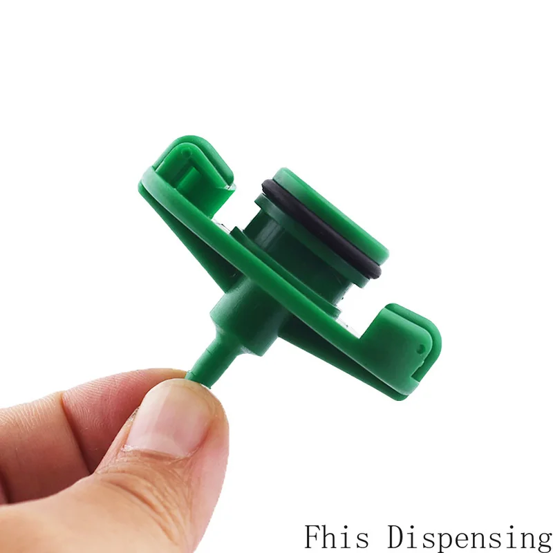 Оптовая продажа зеленых пластиковых бочек 30 мл/30 см3 клейкие шприц дозатор