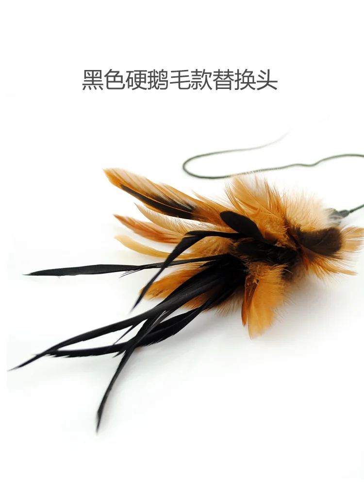 Stick Cat Toy Pet Interactive Teaser Feather Accessories Kitten Amusement Training Nip Game Gatto Stuff EE50Wj | Дом и сад