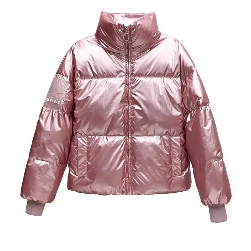 2019 Новая модная женская хлопковая стеганая куртка и пальто женское просторное с