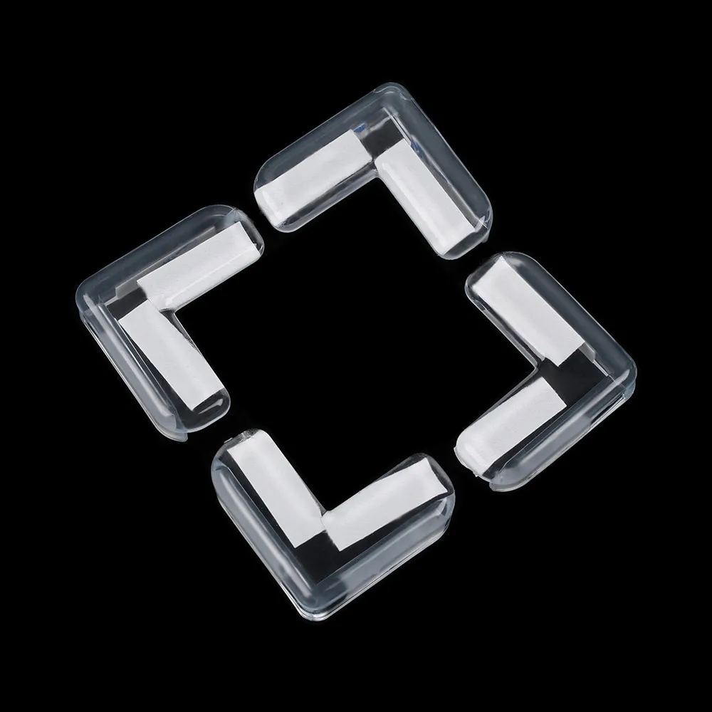 4 шт. детская мягкая силиконовая Прозрачная защитная угловая накладка на угол