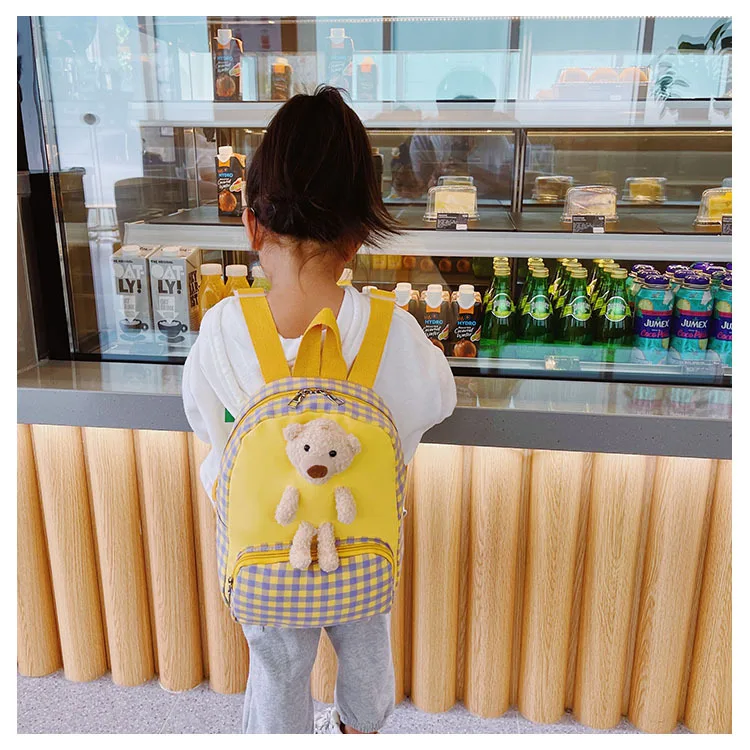 Casual Baby Kids Mini Backpack Kindergarten Boys Girls Small School Bags Handbags Cartoon Cute Bunny Children's Shoulder Bag