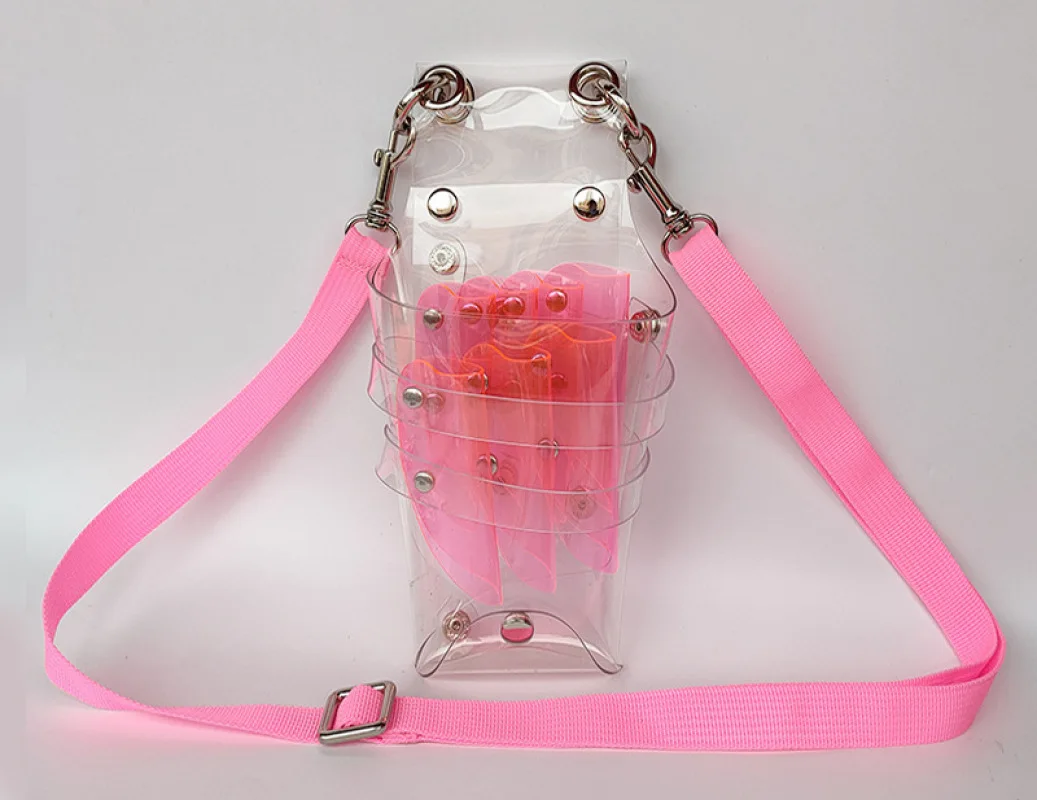 

Scissor Bag Waist Bag Satchel Japanese Hair Stylist Net Red Scissor Bag Hair Kit Transparent Model Number Main Material Origin