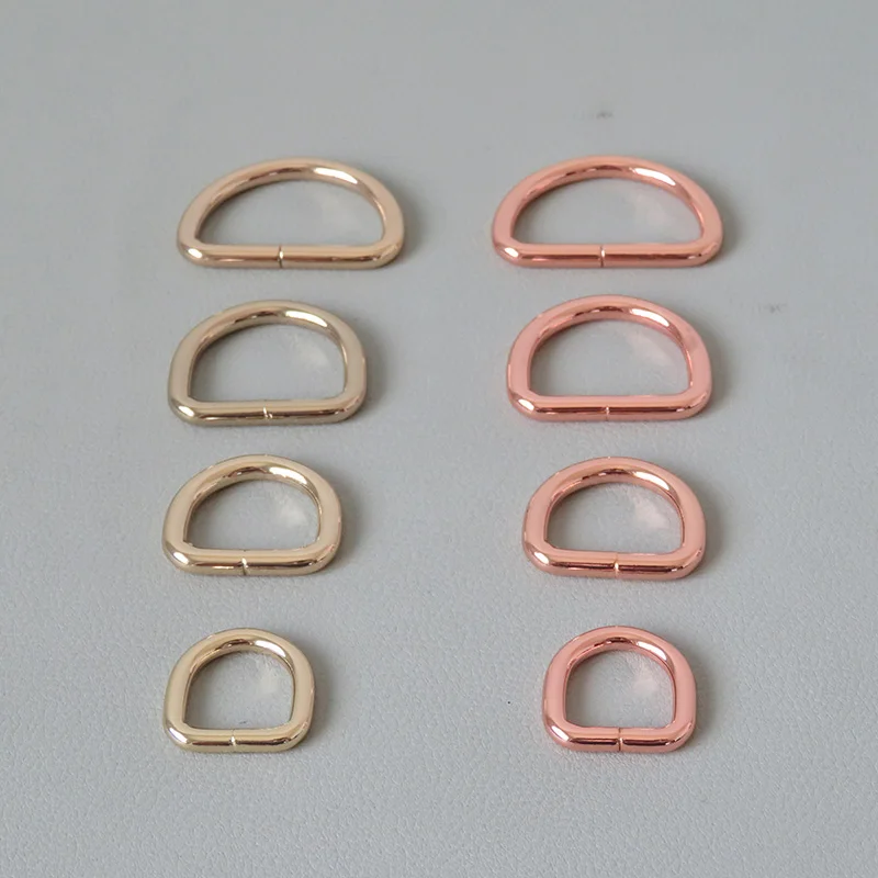 10Pcs Metal D Ring Buckle For Crafts Bag Accessory Belt Straps Loop Hardware Pet Dog Collar Leash Rope Harness Backpack Clasp images - 6
