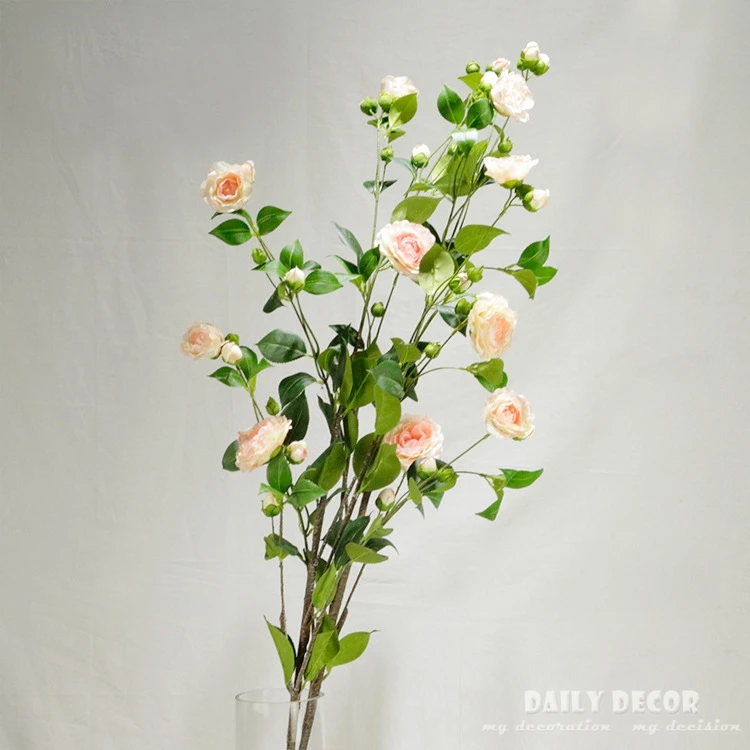 12 шт./лот! Оптовая продажа Длинные Цветы 140 см искусственные цветы japonica шелковые