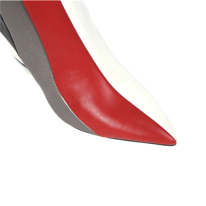 FEDONAS качество фирменная обувь из комбинированных материалов Синтетическая кожа