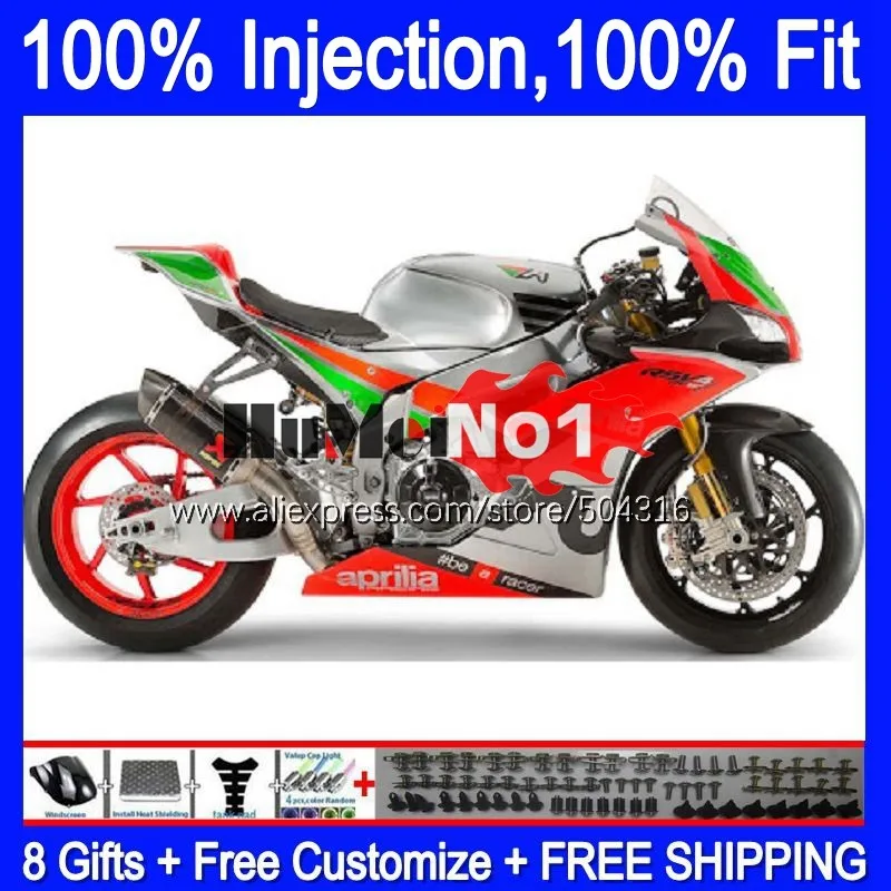 

Корпус инжектора для Aprilia RSV 1000 R RR 1000R 140MC.67 RSV1000 16 17 18 19 RSV1000RR 2016 2017 2018 2019 Обтекатели серебристо-черный