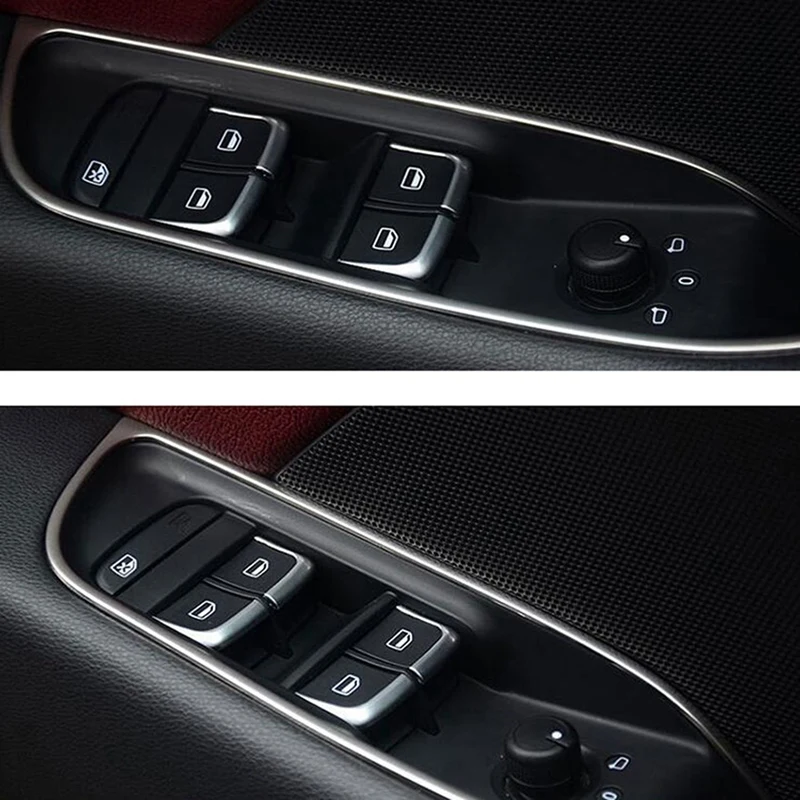 2 комплекта автомобильных аксессуаров: 1 набор кнопок для стеклоподъемника и