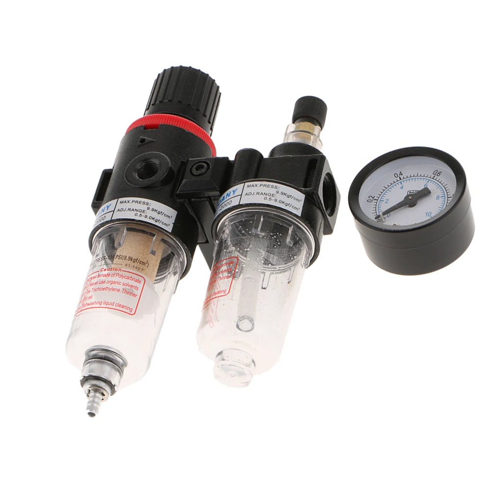1 шт. двойной Регулятор Фильтра для контроля ловушки воды смазка масла воздушный
