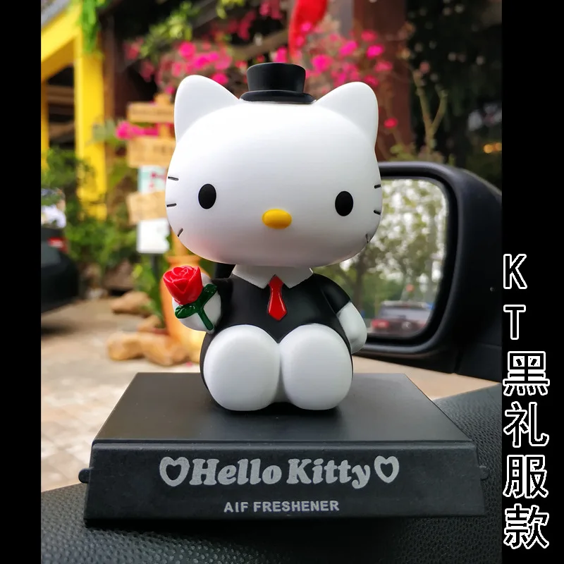 Мультяшные автомобильные аксессуары Kitty Shake Head Кукла украшение интерьера