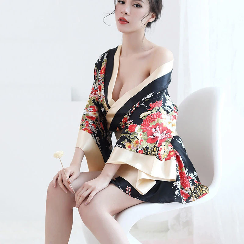 Женское кимоно сексуальное платье для девочек кавайное японское банное в стиле