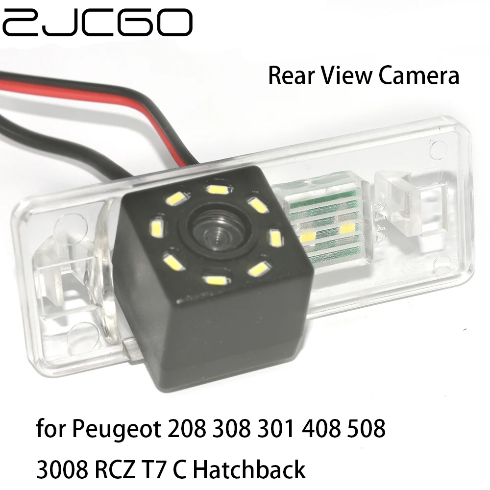 ZJCGO CCD HD камера заднего вида водонепроницаемая парковочная для Peugeot 208 308 301 408 508 3008