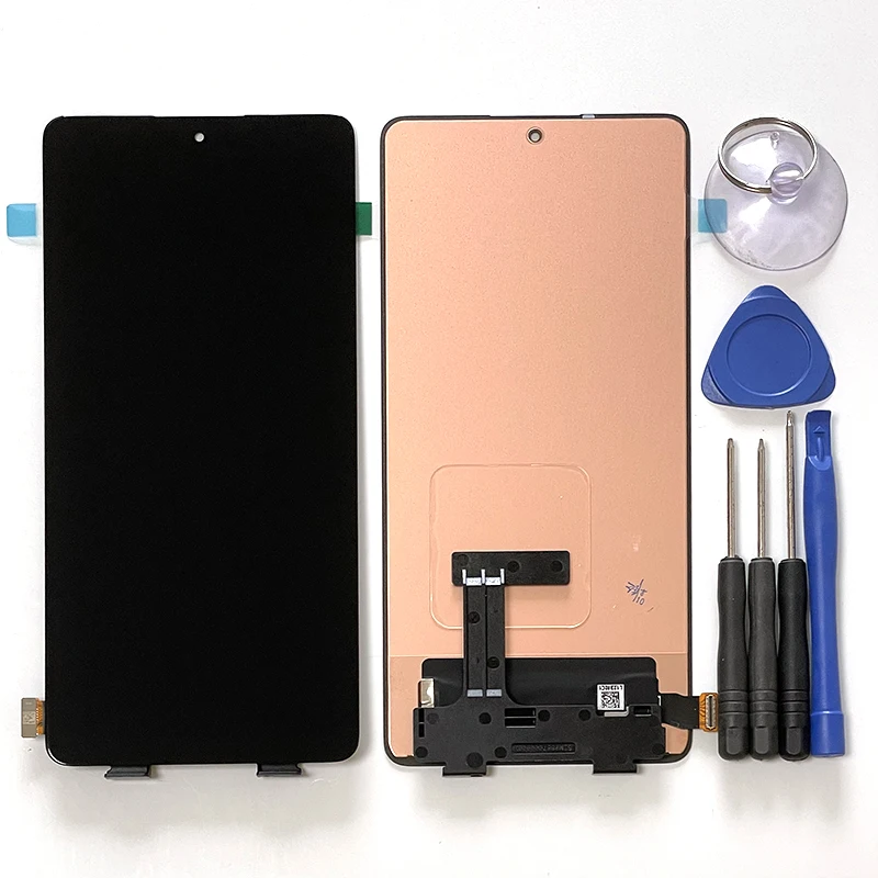 ЖК-дисплей AMOLED 6 67 дюйма для Xiaomi 11T Mi11T сенсорный экран с дигитайзером и рамкой Pro Mi