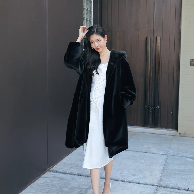 Women real mink coats female mink fur coat genuine long fur coat ladies winter clothes oversize 6xl 5xl 7xl natura fur coats