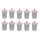 Мини фраппучино кофейной чашки кукольный домик миниатюра моделирование пластик торт мороженое чашки для ключей для изготовления ювелирных изделий, 10 шт.