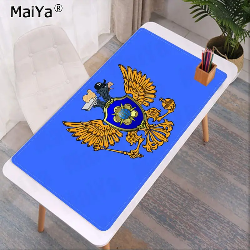 Резиновый прочный Настольный коврик для мыши Maiya с российским флагом версия