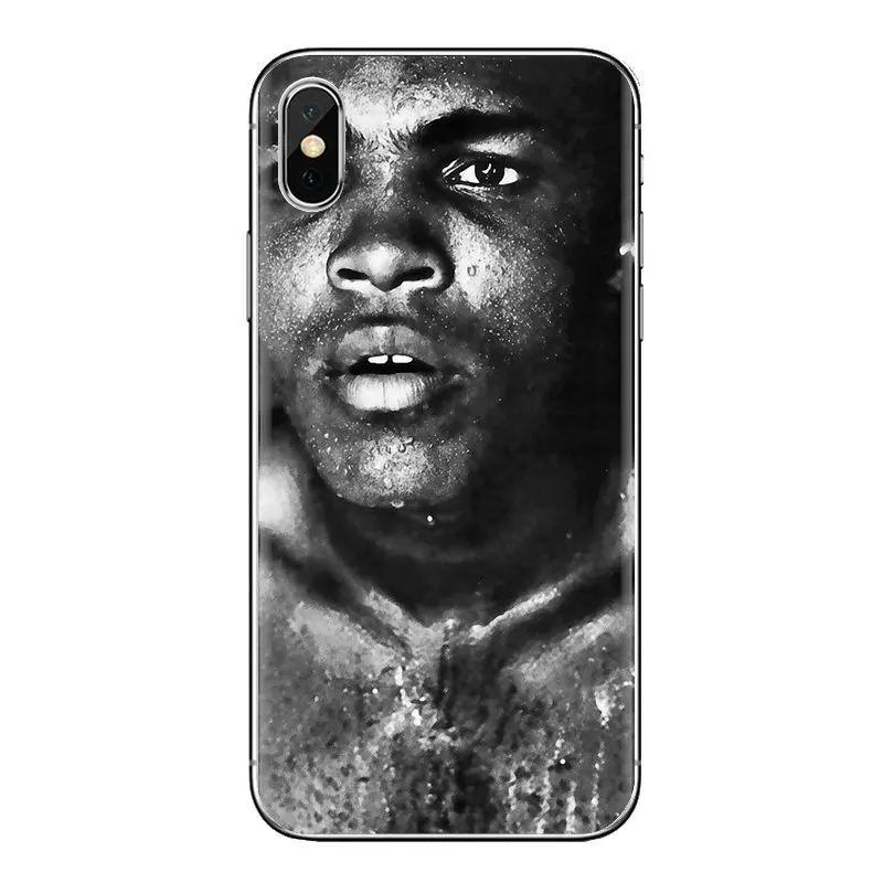 Мягкая сумка чехол с изображением Мохаммеда Али и цитатой королем бокса США для