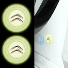 124 шт. Люминесцентная амортизационная наклейка на дверь автомобиля, подушка, подушка для Citroen C4 C3 C5 C6 Berlingo C4L Picasso