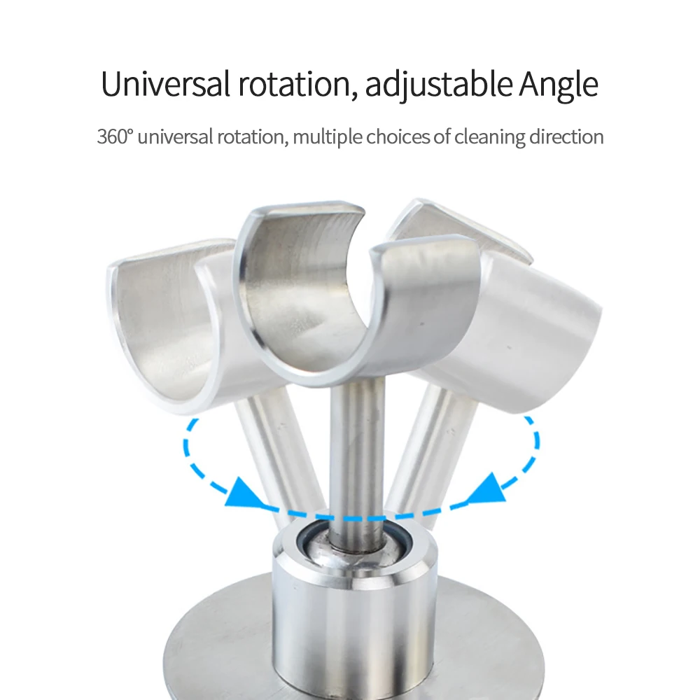 

Holder Bathroom Hand Shower Adjustable Universal Holder Suction Cup Holder Full Plating Shower Rail Head Bracket Stable Rotation