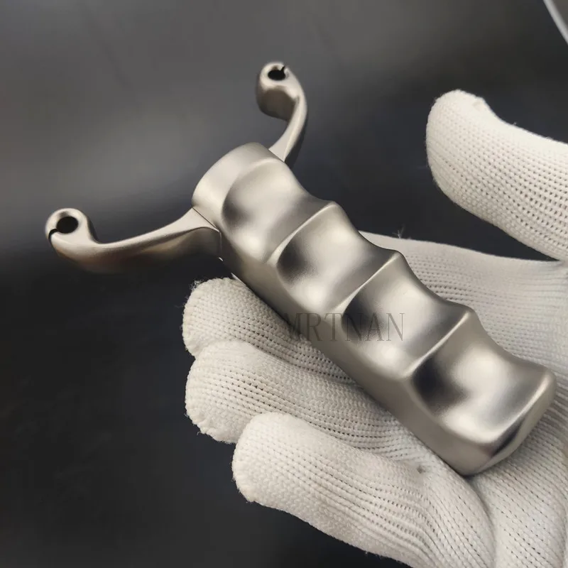 

Outdoor Hunting TC21 Titanium Alloy Slingshot Single Card Rubber Band Outdoor Traditional Hunting Slingshot Full Titanium Alloy